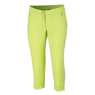 Limited Sports Capri Trousers Carla (Stretch, slim fit) lime green Women