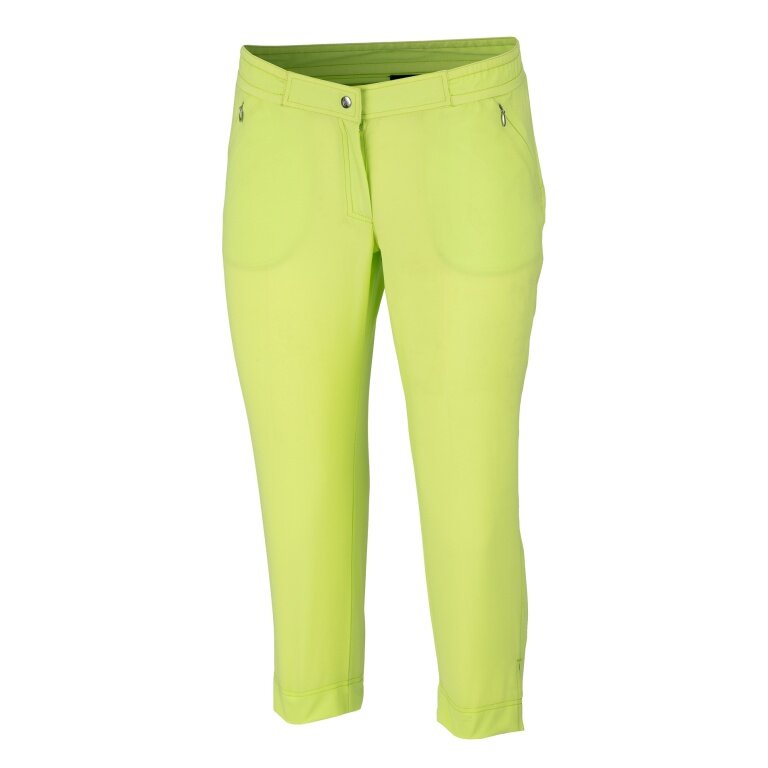 Limited Sports Capri Trousers Carla (Stretch, slim fit) lime green Women