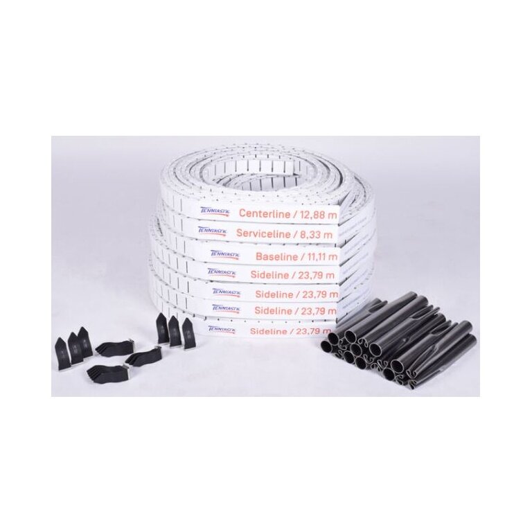 Tourna Tennis Line Set for Clay Court