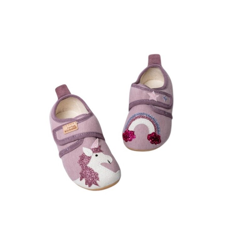 Living Kitzbühel Slippers Unicorn Magic Velcro Model Orchid Toddler (31-35)