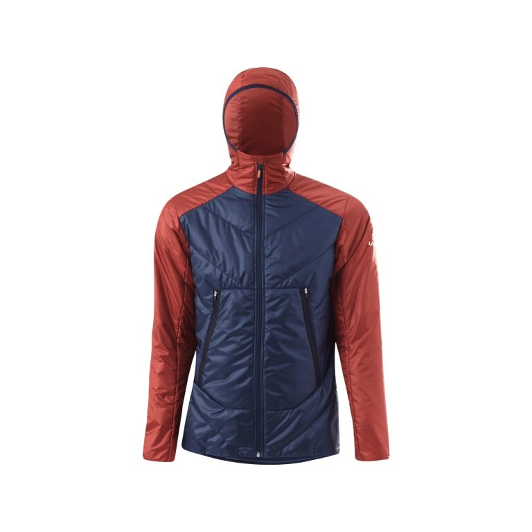 Löffler Isolation Jacket Iso Hooded PL60 (PrimaLoft thermal insulation, windproof) dark blue men's