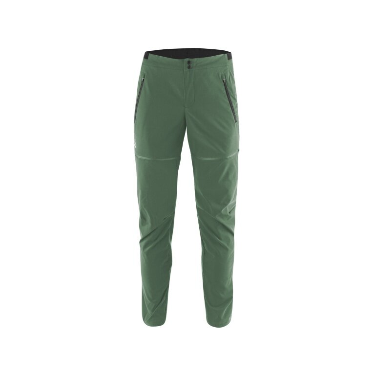 Löffler Zip-Off Trekking Trousers Tapered CSL (elastic material, quick-drying) long pine green men's