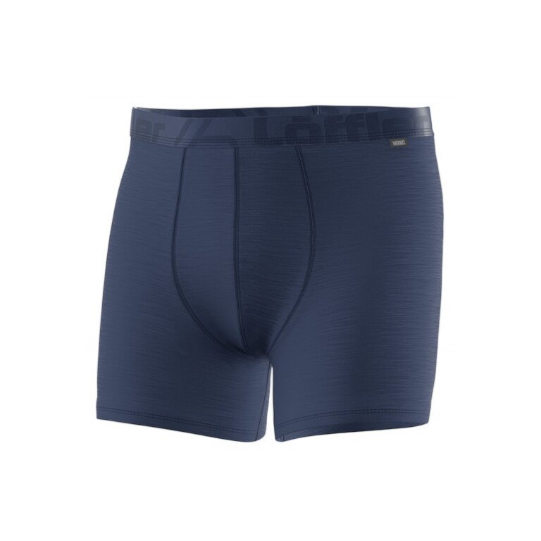 Löffler Functional Underwear Boxershorts Merino Light (light, temperature regulation) dark blue men's