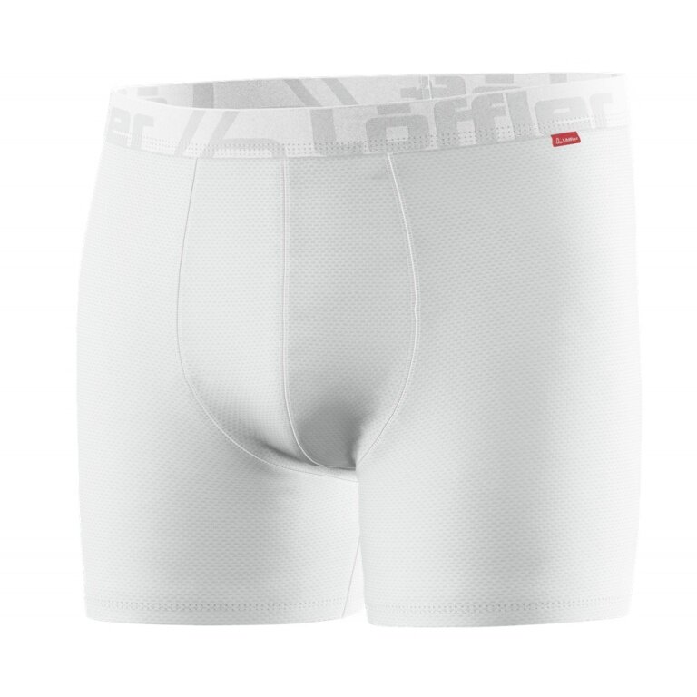 Löffler Functional Underwear Boxershorts Transtex Light (light, breathable, moisture-wicking) white men's