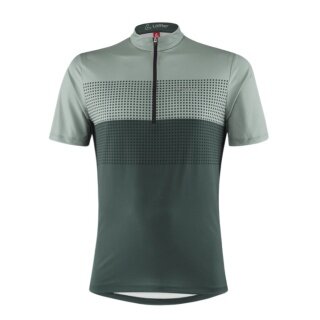 Löffler Bicycle Shirt Bike Sparta (Half-Zip, elastic, quick-drying) green men's