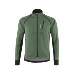 Löffler Bicycle Jacket Bike Zip-Off San Remo AB Light (Softshell, windproof, breathable) pine green men's