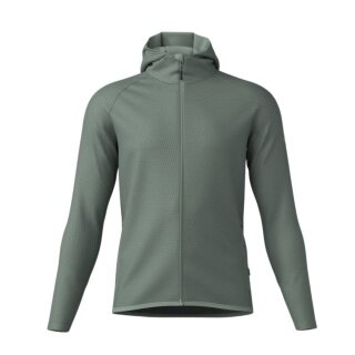 Löffler Hooded Jacket Hoody Transtex Cube (quick-drying, breathable) green men's