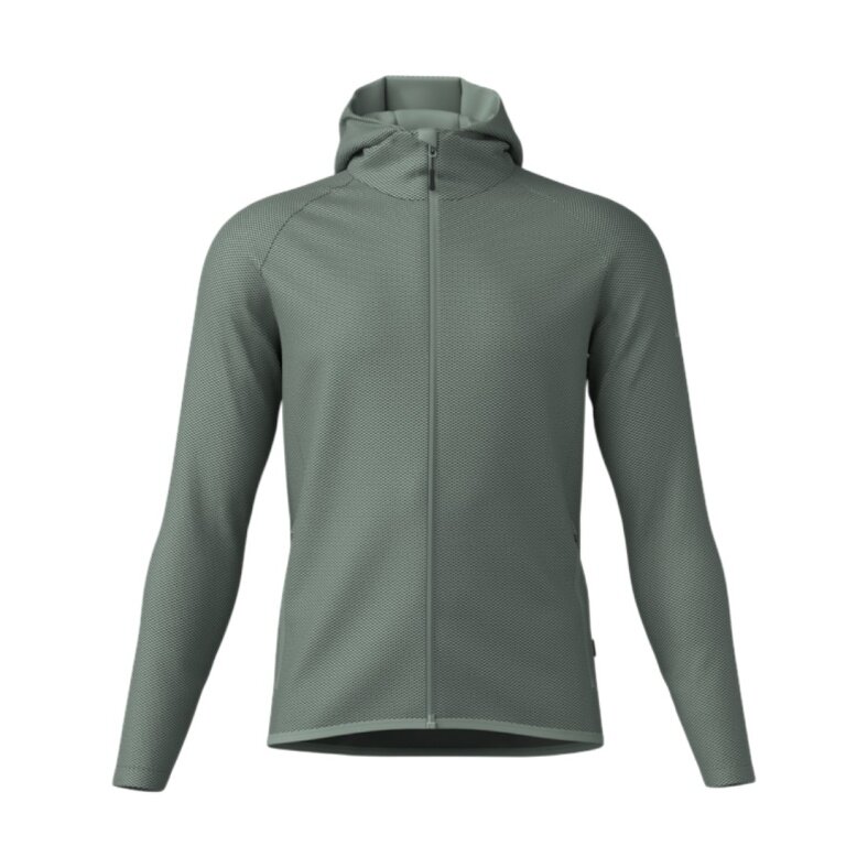 Löffler Hooded Jacket Hoody Transtex Cube (quick-drying, breathable) green men's