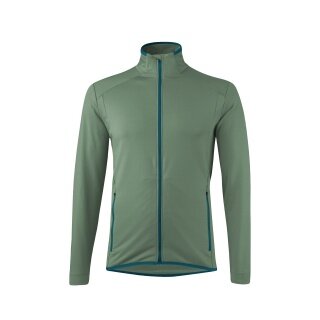 Löffler Hybrid Jacket Tech-Stretch (Fleece Inner Side, Breathable) Pine Green Men's