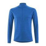 Löffler Long Sleeve Shirt Transtex Merino Midlayer (Half-Zip, thermal insulation) indigo blue Men's