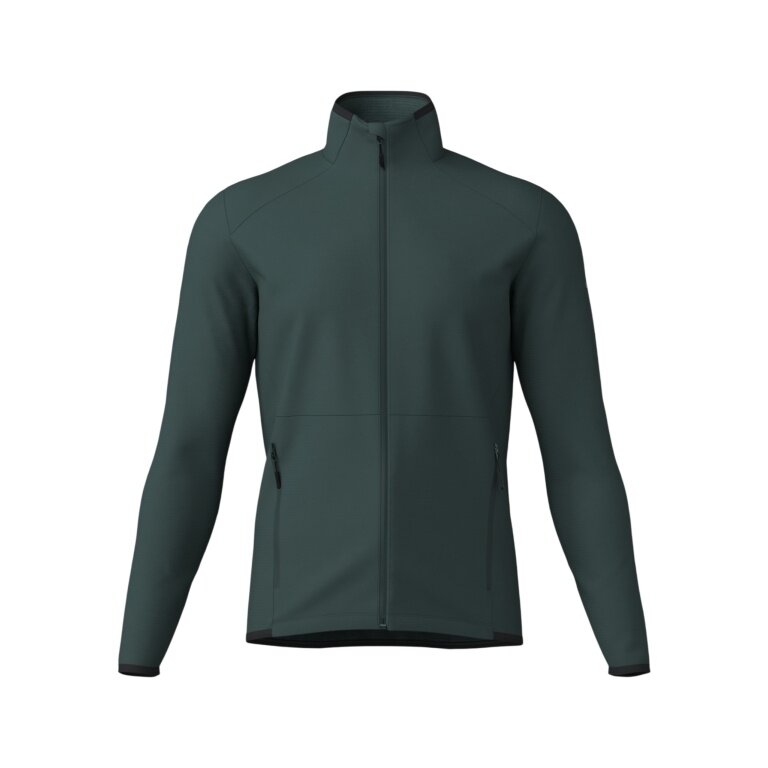 Löffler Hybrid Jacket Mid Jacket Tech Merino (thermal insulation, elastic, quick-drying) forest green men's