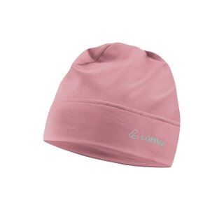 Löffler Beanie Tech-Stretch Fleece Hat - pink