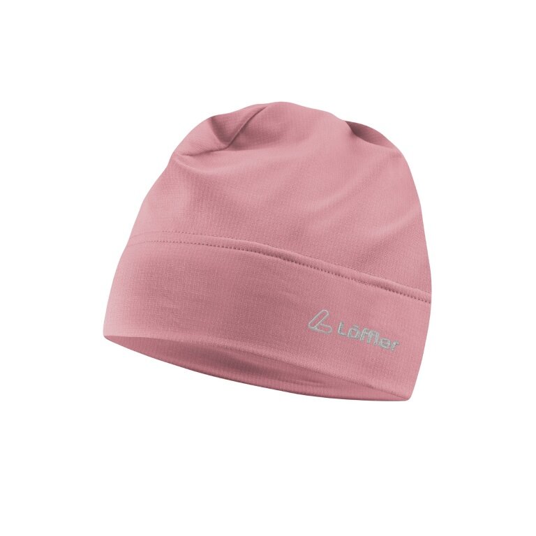 Löffler Beanie Tech-Stretch Fleece Hat - pink