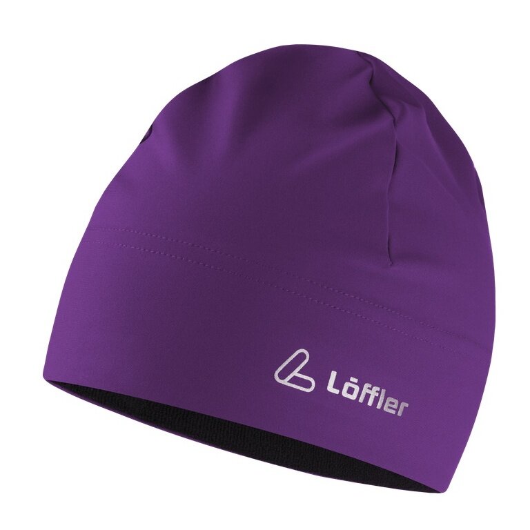 Löffler Beanie (Hat) Mono - thermal insulation - purple