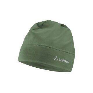 Löffler Beanie Tech-Stretch Fleece Hat - dark green
