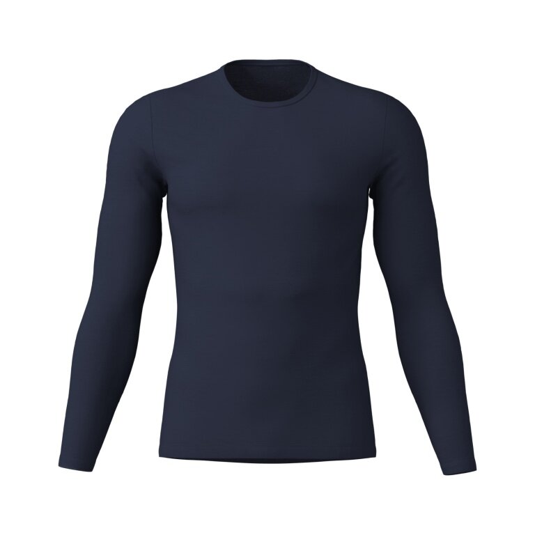Löffler Functional Underwear Shirt Merino Light 130 (elastic material, merino wool) dark blue men's