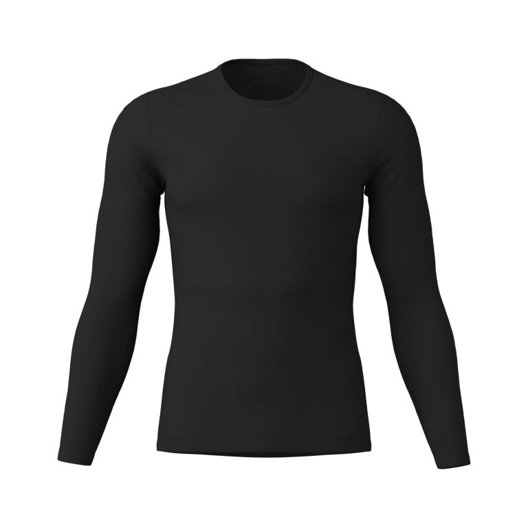 Löffler Functional Underwear Shirt Merino Light 130 (elastic material, merino wool) black men's