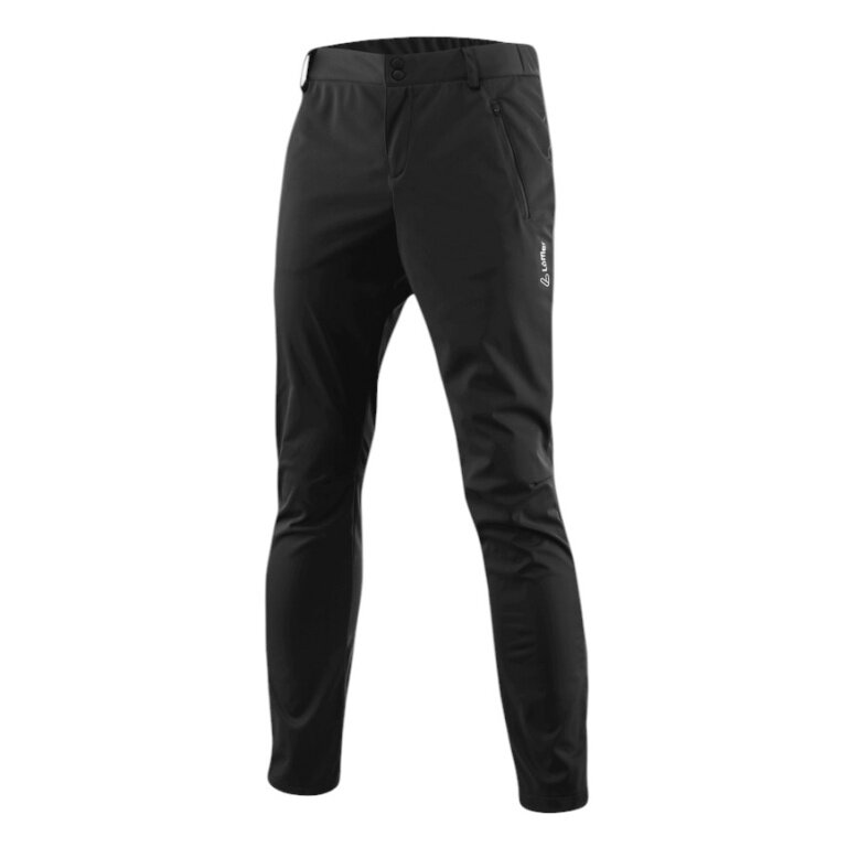 Löffler Softshell Trousers Elegance 2.0 WS Light (windproof, breathable, water-repellent) black men's