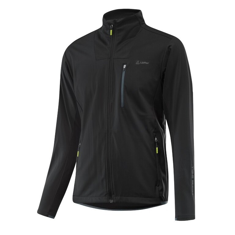 Löffler Softshell Jacket Nordic TXS (windproof, breathable, water-repellent) black men's