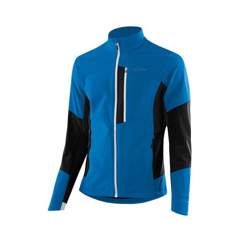 Löffler Softshell Jacket XC-Pure TXS (windproof, breathable) blue/black men's