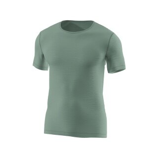 Löffler Functional Underwear T-shirt Merino Light (quick-drying, merino wool) pine green men's