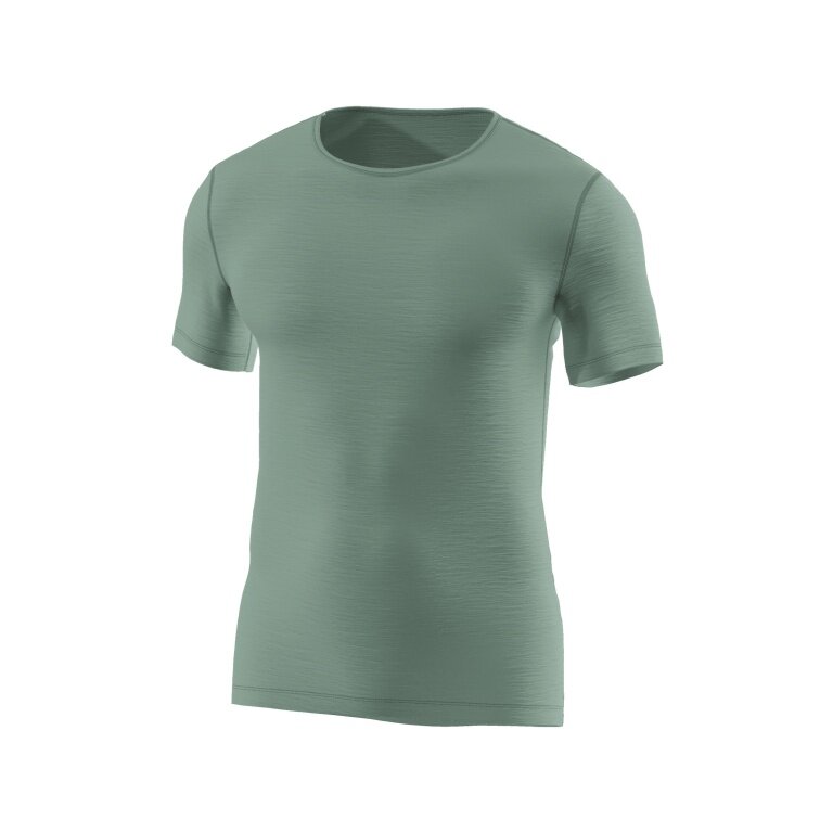 Löffler Functional Underwear T-shirt Merino Light (quick-drying, merino wool) pine green men's