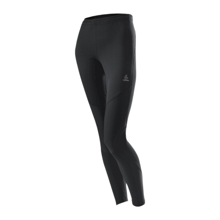 Löffler Warm WS Running Tights (thermal insulation, breathable) long black ladies