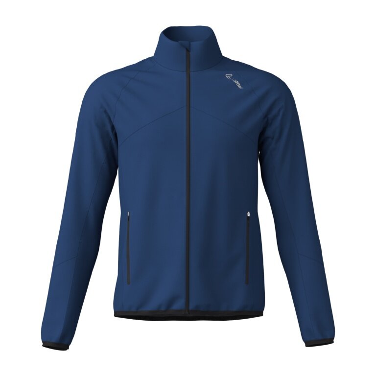 Löffler Softshell Running Jacket Alpha AB Light (windproof, breathable) navy blue men's