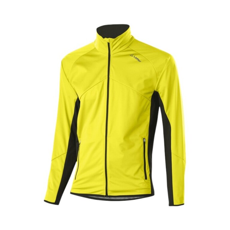 Löffler Softshell Jacket Alpha WS Light (windproof, breathable) yellow men's