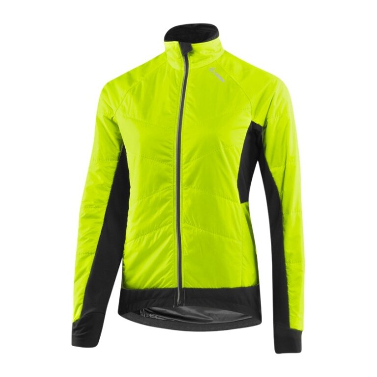 Löffler Bicycle Jacket Bike Iso-Jacket Hotbond PL60 (PrimaLoft® Gold, windproof, water-repellent) neon yellow Ladies