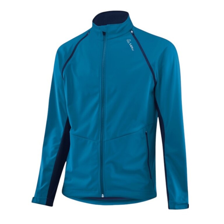Löffler Softshell Jacket Zip Off WS Light (windproof, water-repellent) blue men's