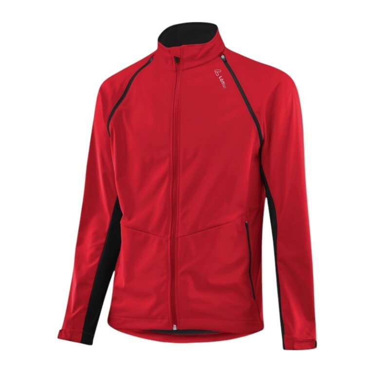 Löffler Softshell Jacket Zip Off WS Light (windproof, water-repellent) red Men's