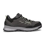 Lowa Hiking Shoes Delago GTX Low (Trekking, Split Leather-Textile, Waterproof) Anthracite Grey/Mint Women