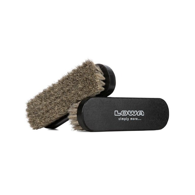 Lowa Shoe Care Brush (Horsehair, Real Wooden Body) - 1 Piece