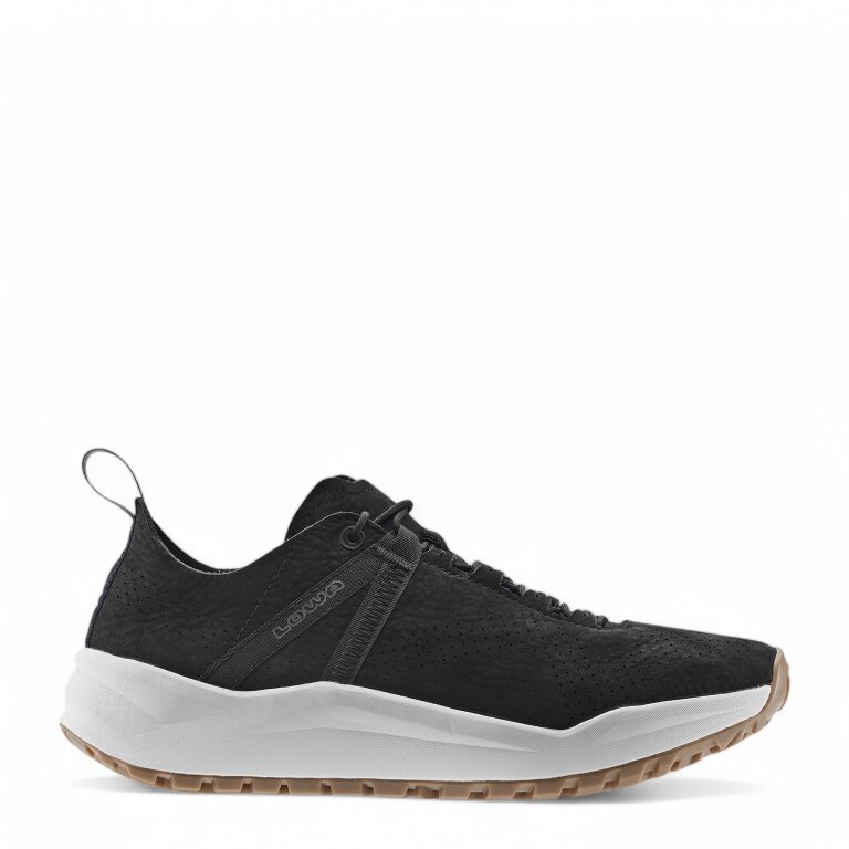 Lowa Everyday Travel Shoes Kaloya LT (Nubuck Leather) black/white men's