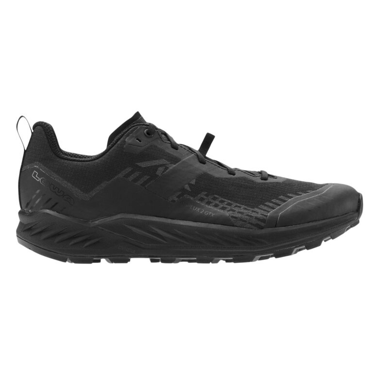 Lowa Trail Running Shoes Amplux 2 GTX (Textile/Synthetic, waterproof) black ladies