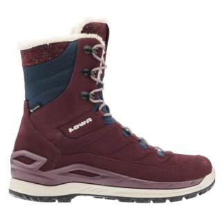 Lowa Winter Boots Calceta EVO GTX (Suede, waterproof) 2025 red/navy blue ladies