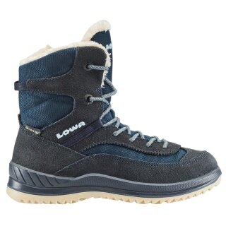 Lowa Winter Boots Ella High GTX (waterproof) navy blue/ice blue children