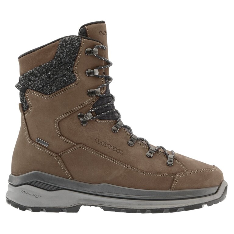 Lowa Winter Boots Renegade Evo Ice GTX (Nubuck Leather/Textile, waterproof) sand/grey men's