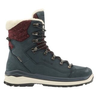 Lowa Winter Boots Renegade Evo Ice GTX (Nubuck Leather/Textile, waterproof) navy/red Ladies