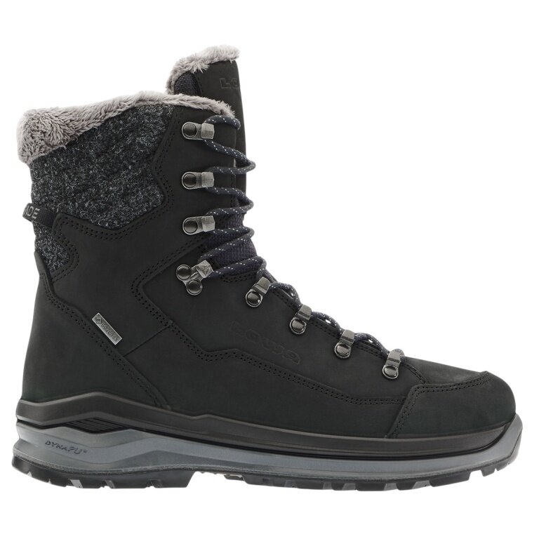 Lowa Winter Boots Renegade Evo Ice GTX (Nubuck Leather/Textile, waterproof) black/grey ladies