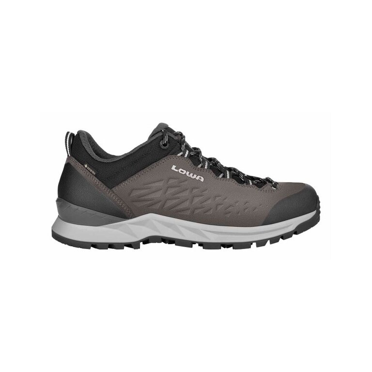 Lowa Hiking-Travel Shoes Explorer II Low GTX (Suede, Waterproof) Anthracite/Grey Men