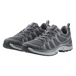 Lowa Hiking Travel Shoes Innox Evo II Low (All-Terrain, Synthetic/Textile) 2025 asphalt/salmon Ladies