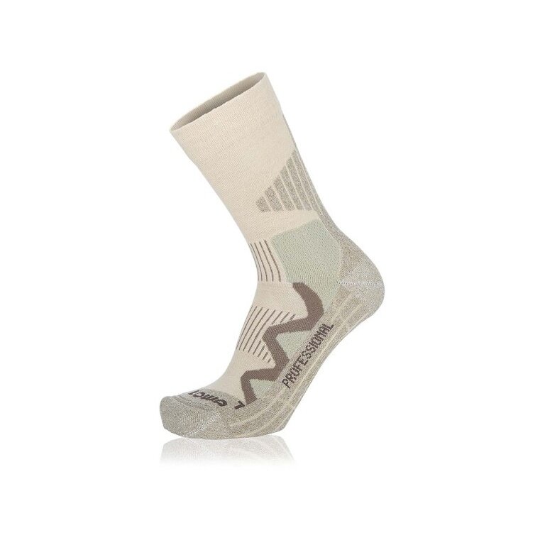 Lowa Hiking Sock Crew 4-Season Pro (Merino wool, high comfort) desert beige - 1 pair