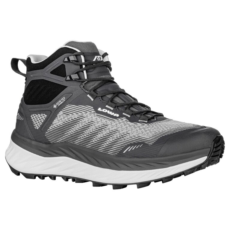 Lowa Trail Running Shoes Fortux GTX QC (Speed Hiking, waterproof) black/white ladies