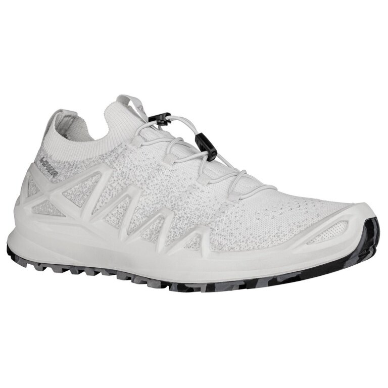 Lowa Sneaker Running Shoes Fusion Low (knitted material, sock-like entry) white Men