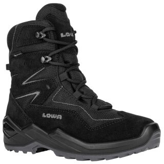 Lowa Winter Boots Lino Hi GTX (Suede/Textile, waterproof) black/grey toddlers