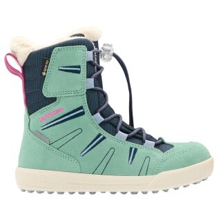 Lowa Winter Boots Lucy 2 High GTX (Suede/Textile, waterproof) smoke green/plum children
