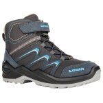 Lowa Winter Shoes Maddox Warm Mid GTX (Textile/Synthetic, waterproof) 2025 steel blue children