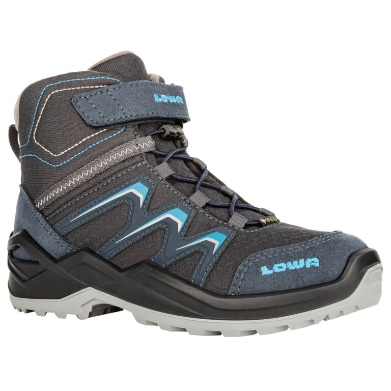 Lowa Winter Shoes Maddox Warm Mid GTX (Textile/Synthetic, waterproof) 2025 steel blue children